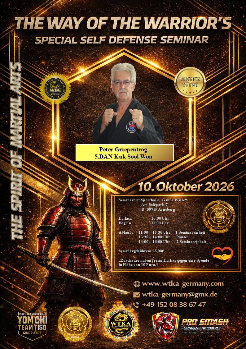 The way of the warriors 2026 in Arnsberg